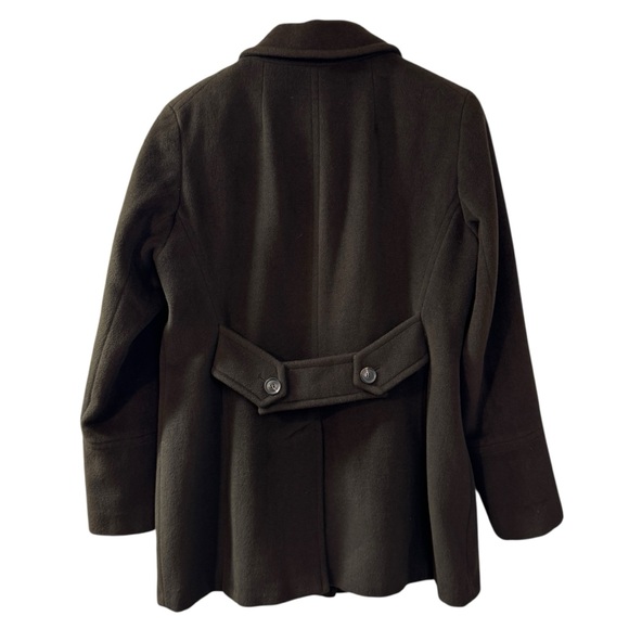 Calvin Klein Angora Rabbit Hair Wool Chocolate Brown Peacoat Like New soft cozy - Picture 4 of 16